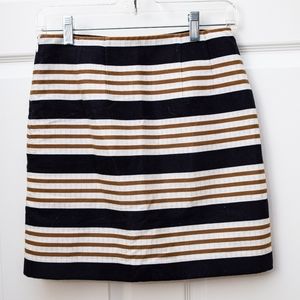 LOFT striped skirt